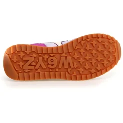 Sneakers en Cuir Yak roses