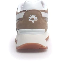 Sneakers en Cuir Yak sable