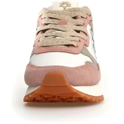 Sneakers en Cuir Yak taupe