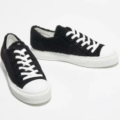 Sneakers en Peau de Mouton Ollie Chill noires