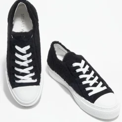 Sneakers en Peau de Mouton Ollie Chill noires