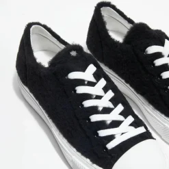 Sneakers en Peau de Mouton Ollie Chill noires