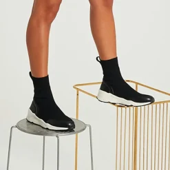 Sneakers en Tissu Helena noires