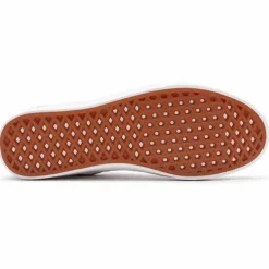 Sneakers en Toile & Velours de Cuir Tri-Tone ComfyCush Old Skool blanc/bleu/rouge