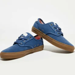 Sneakers en Toile & Velours de Cuir Chima Ferguson Pro bleues