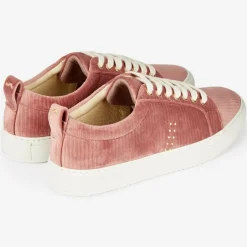Sneakers en Velours côtelé Lea roses