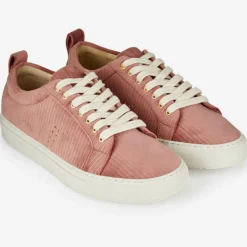 Sneakers en Velours côtelé Lea roses