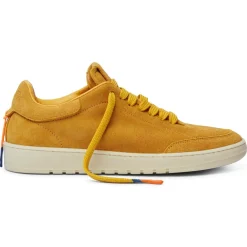 Sneakers en Velours de cuir Sophia jaunes