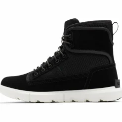 Sneakers en Velours de Cuir & Nylon imperméables Sorel Explorer™ Mission noires