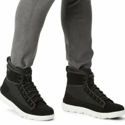 Sneakers en Velours de Cuir & Nylon imperméables Sorel Explorer™ Mission noires