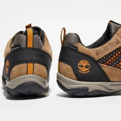 Sneakers en Velours de Cuir Crestrige Hiker marron/noir