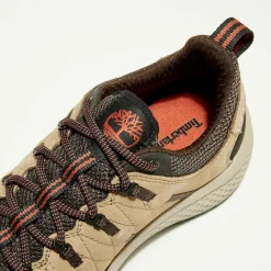 Sneakers en Velours de Cuir & Textile Flyroam Trail marron/beige