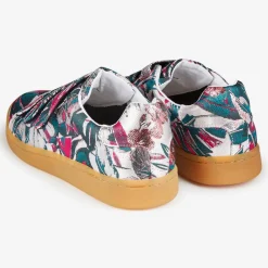 Sneakers Fatilde en Toile rose/vert