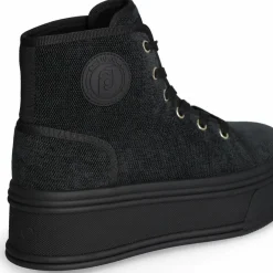 Sneakers Maora noires - Talon 5 cm