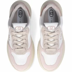 Sneakers Me en Cuir peche