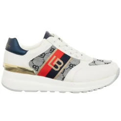 Sneakers Ossy blanc/rouge/bleu marine