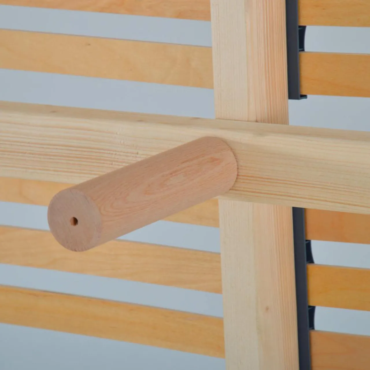 Sommier en bois Kit Lino beige - 140x190 cm