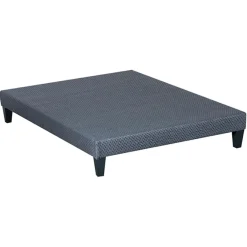 Sommier tapissier à lattes en Kit Délicatesse gris - 140x200 cm