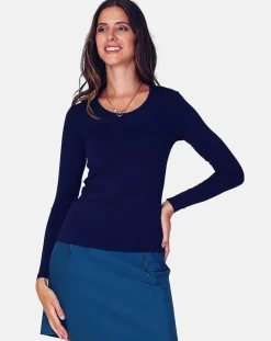 Sous-pull Senda bleu nuit