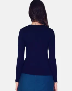Sous-pull Senda bleu nuit