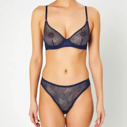Soutien-gorge avec armatures Margaux bleu marine
