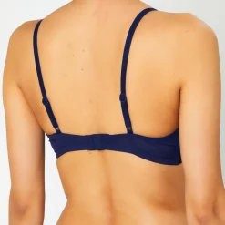 Soutien-gorge avec armatures Sporty gris/bleu marine