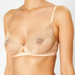 Soutien-gorge avec armatures en Soie mélangée Gone With The Wing nude