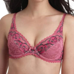 Soutien-gorge avec armatures Flower Elegance rose