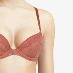 Soutien-gorge coques push-up avec mousse Réaumur rose canyon