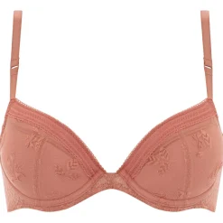 Soutien-gorge coques push-up avec mousse Réaumur rose canyon