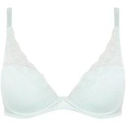 Soutien-gorge plongeant Brooklyn bleu clair