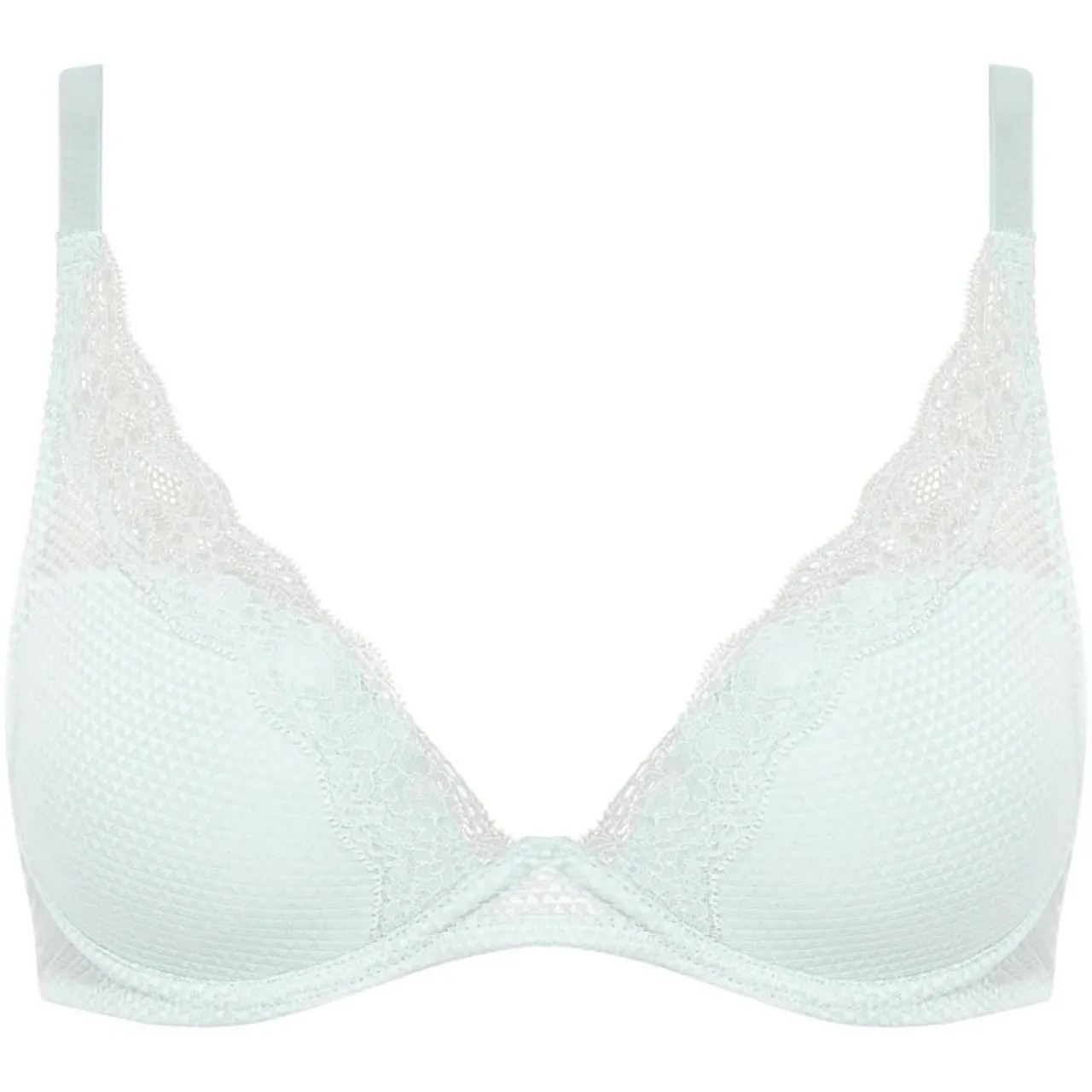 Soutien-gorge plongeant Brooklyn bleu clair