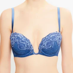 Soutien-gorge push-up Amethyst denim
