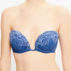 Soutien-gorge push-up Amethyst denim