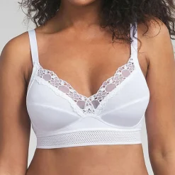 Soutien-gorge sans armatures Feel Good Support blanc