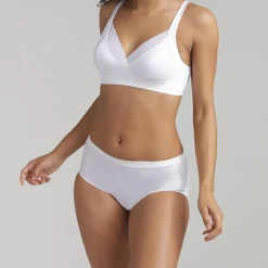 Soutien-gorge sans armatures Feel Good Support blanc
