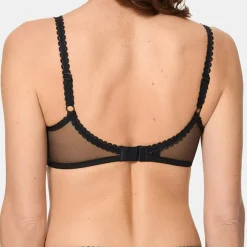 Soutien-gorge sans armatures Flower Elegance noir
