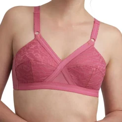Soutien-gorge sans armatures Coeur Croisé rose