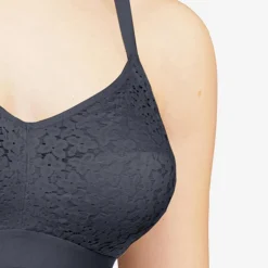 Soutien-gorge soft sans armatures Norah gris bleu