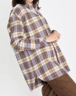 Surchemise à carreaux multicolore