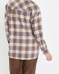 Surchemise à carreaux multicolore