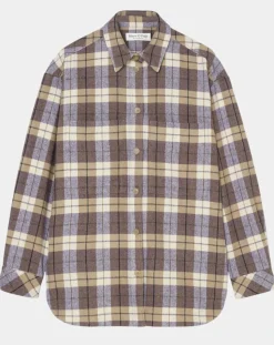 Surchemise à carreaux multicolore