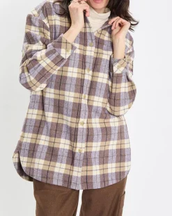 Surchemise à carreaux multicolore