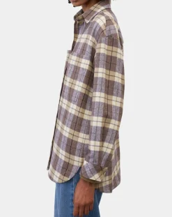 Surchemise à carreaux multicolore