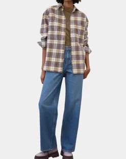 Surchemise à carreaux multicolore