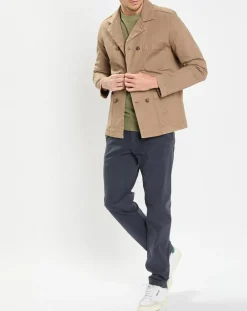 Surchemise Croisée Coton Organic camel