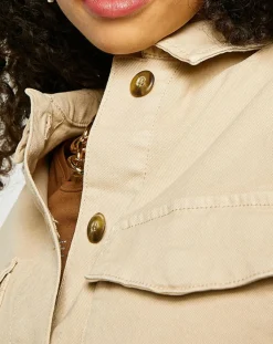 Surchemise en Coton bio collection EDC by Esprit écrue