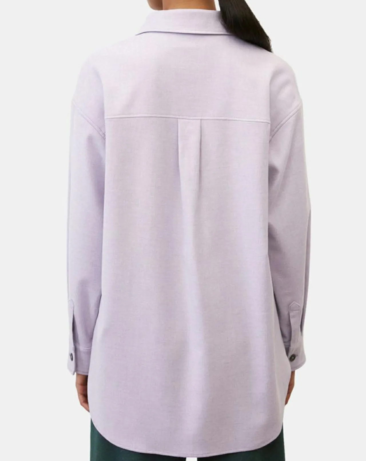 Surchemise en Laine mélangée violet clair