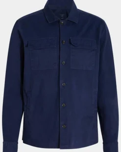 Surchemise en Twill Canvas bleu marine