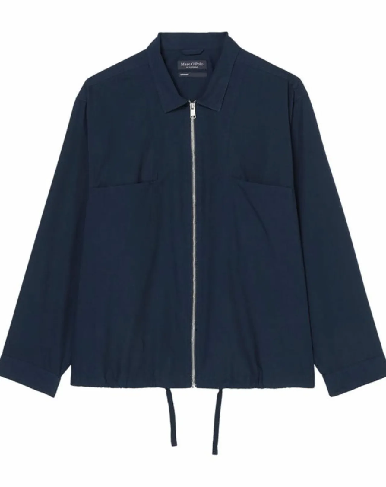 SurChemise Oversize Coton Organic bleu marine